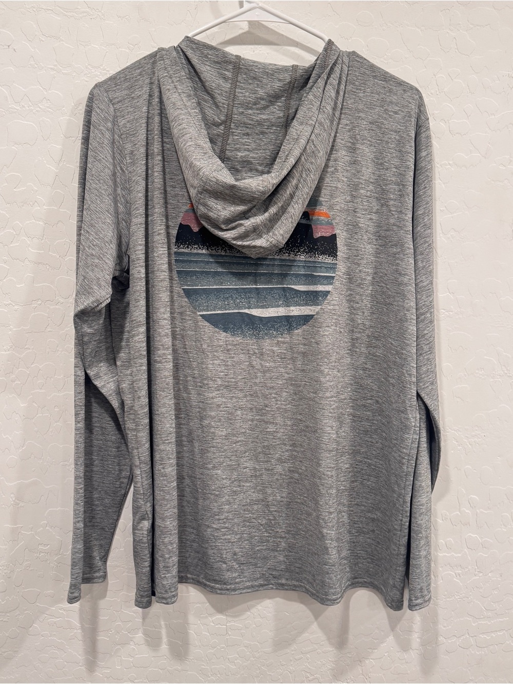 Patagonia Capilene Cool Daily Gray Long-Sleeve Hooded Performance Shirt Mens XL - Picture 5 of 7